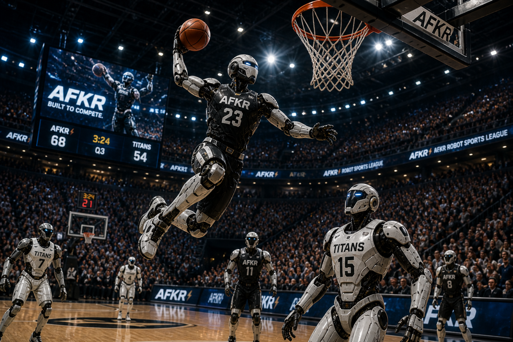 Robot basketball