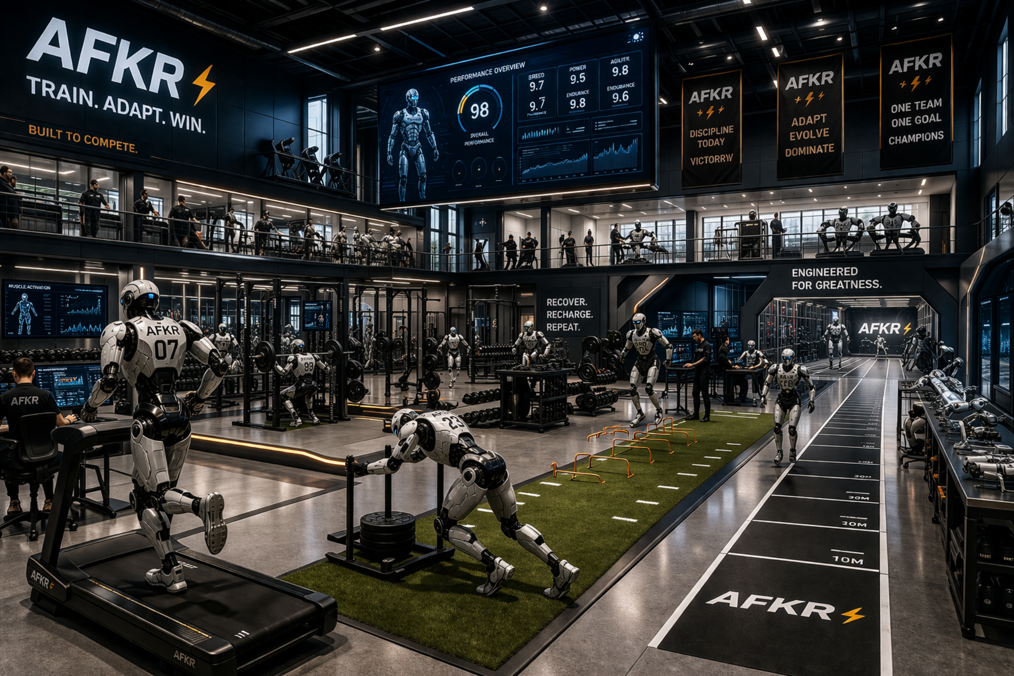 Robot training facility
