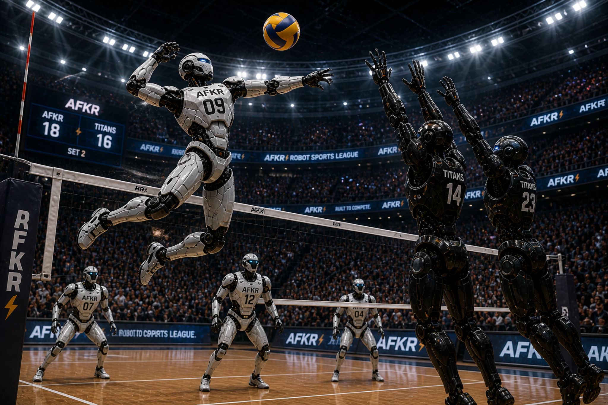 Robot volleyball